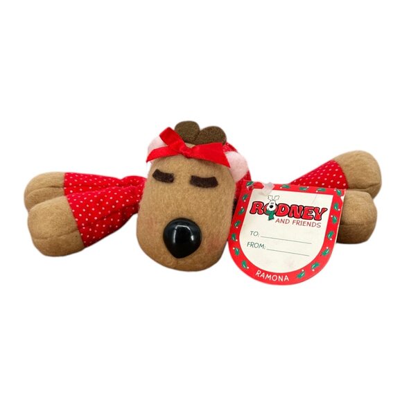 Vintage 1987 Rodney And Friends Ramona Reindeer - Burger King 1986 Hallmark - Picture 8 of 16